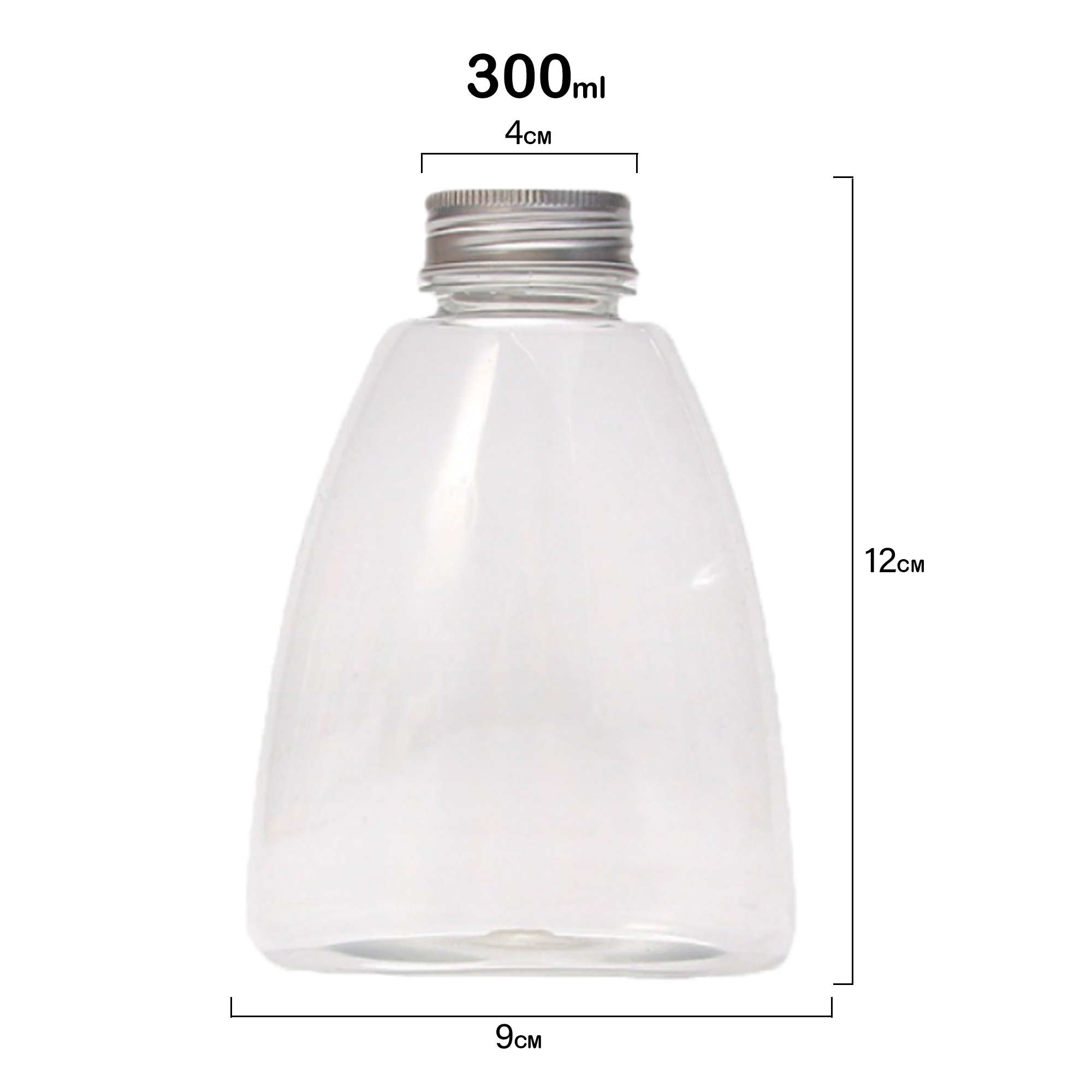 عبوة بلاستيك مخروطية 300 مل